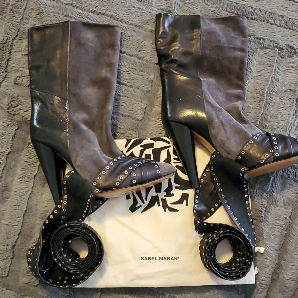 Isabel Marant show Carnation Allen boots - Picture 5 of 10